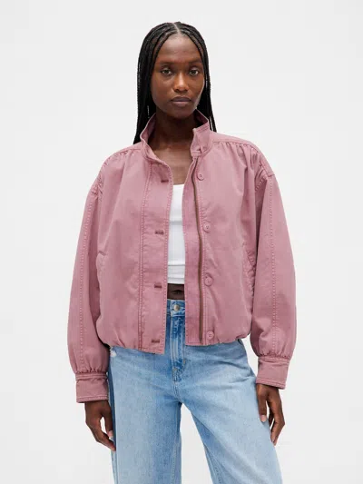 Gap Oversized Twill Bubble Jacket