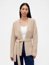 Gap Oversized Wrap Cardigan Sweater In Neutral