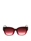 Gap Oversized-frame Sunglasses In Red