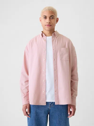 Gap Oxford Big Shirt In Primitive