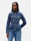 Gap Peplum Denim Jacket