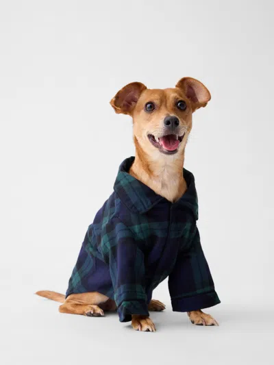 Gap Pet Softest Flannel Pj One-piece In Multi