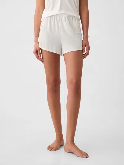 Gap Petal Pj Shorts In Off White