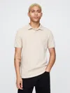 Gap Pique Polo Shirt Shirt In Bedrock