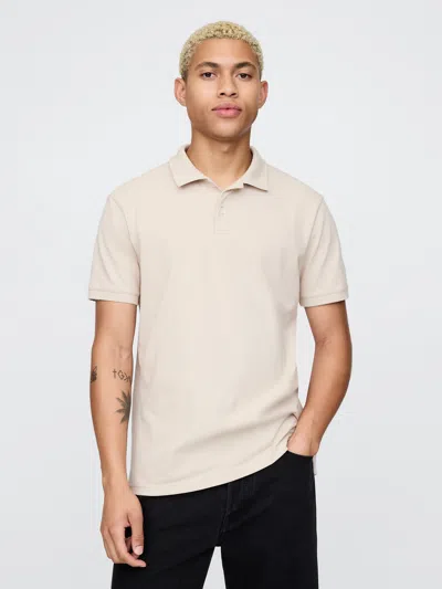 Gap Pique Polo Shirt Shirt In Bedrock