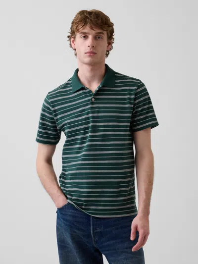 Gap Pique Polo Shirt Shirt In Green