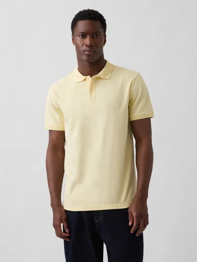 Gap Pique Polo Shirt Shirt In Neutral