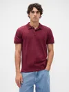 Gap Pique Polo Shirt Shirt In Red