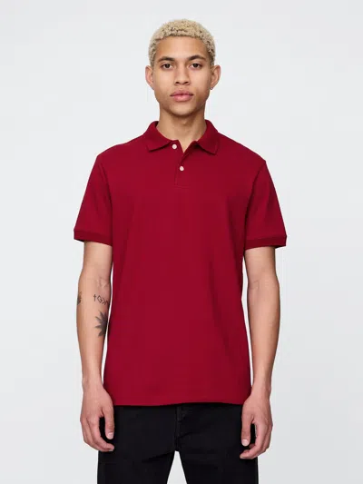 Gap Pique Polo Shirt Shirt In Sled