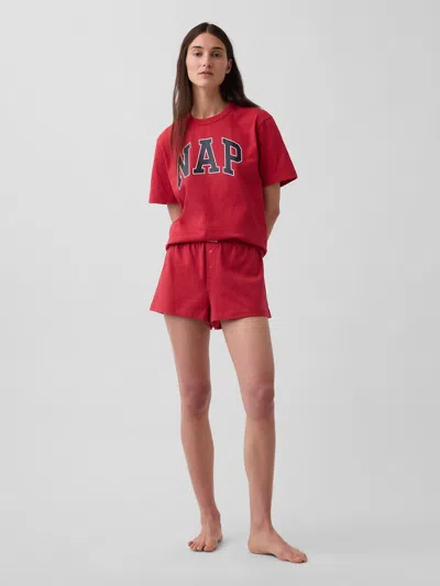Gap Pj Boxer Shorts In Red