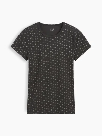 Gap Pointelle Crewneck T-shirt
