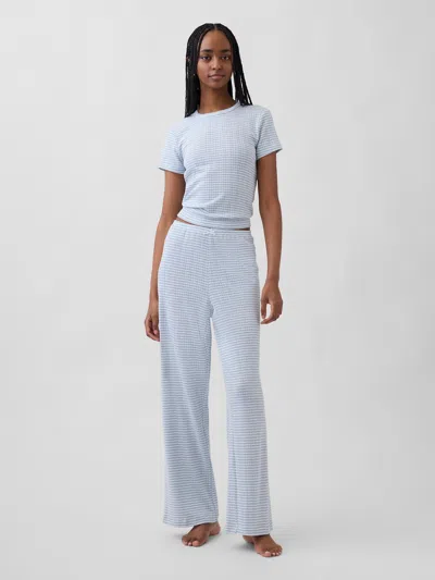 Gap Pointelle Pj Pants In Blue