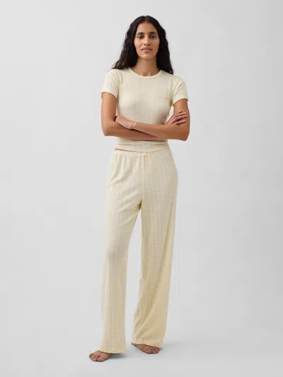 Gap Pointelle Pj Pants In Neutral
