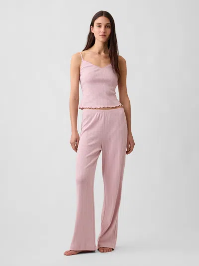 Gap Pointelle Pj Pants In Pink