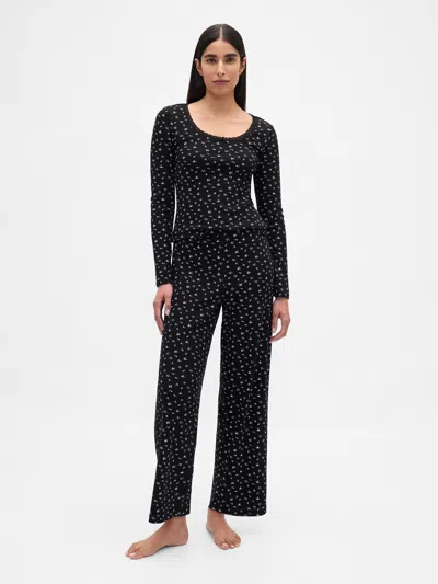 Gap Pointelle Pj Set In Black