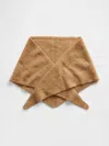 Gap Pointelle Triangle Scarf In Brown