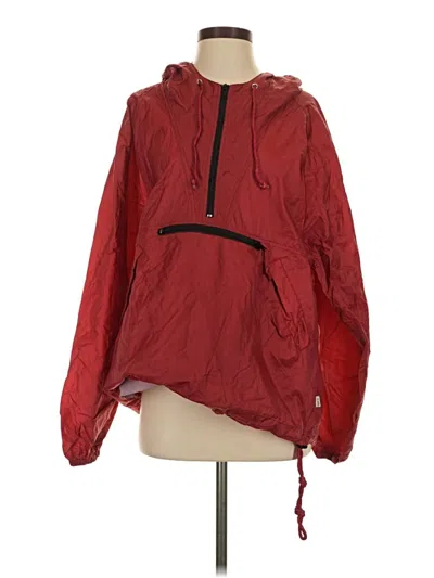 Pre-owned Gap Poncho In Red