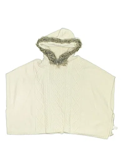 Pre-owned Gap Kids' Poncho In White