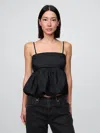 Gap Poplin Bubble Crop Top