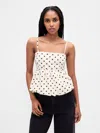 Gap Poplin Bubble Crop Top
