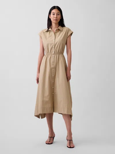 Gap Poplin Handkerchief Shirtdress