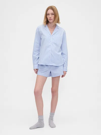 Gap Poplin Logo Pj Boxer Shorts