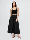 GAP POPLIN MAXI SKIRT