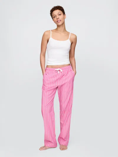 Gap Poplin Pj Pants In Multi