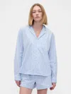 Gap Poplin Pj Shirt In Multi