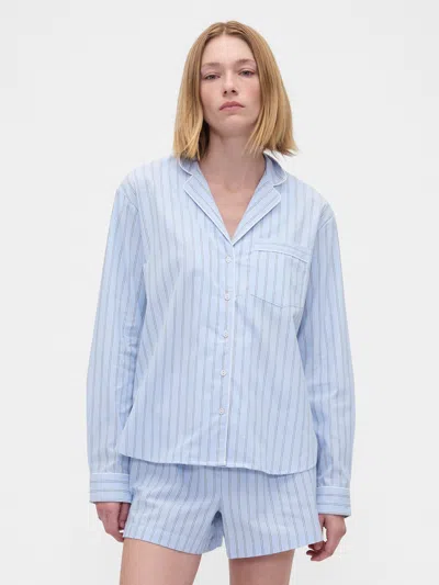 Gap Poplin Pj Shirt In Multi