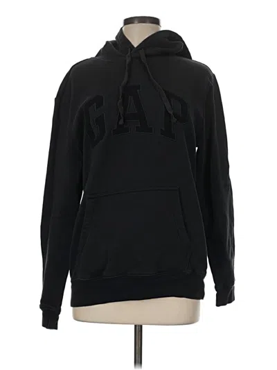 Pre-owned Gap Pullover Hoodie In Black