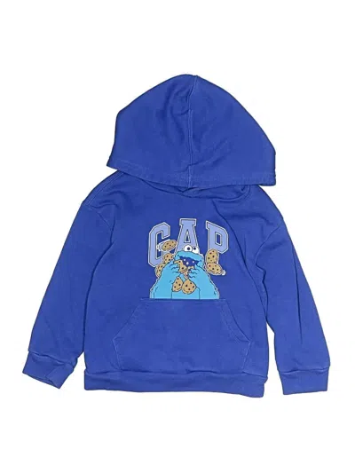 Pre-owned Gap Kids' Pullover Hoodie In Blue