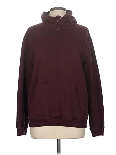 Pre-owned Gap Pullover Hoodie In Burgundy