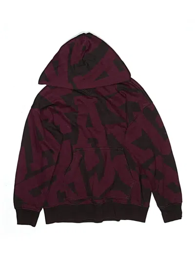 Pre-owned Gap Kids' Pullover Hoodie In Burgundy