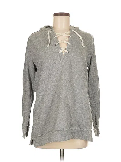 Pre-owned Gap Pullover Hoodie In Gray