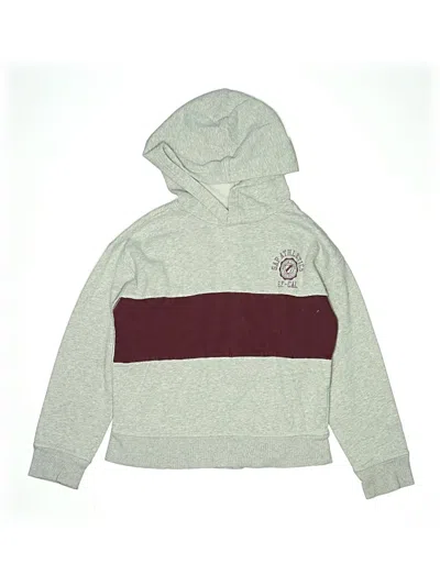 Pre-owned Gap Kids' Pullover Hoodie In Gray