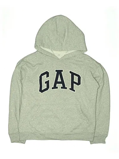 Pre-owned Gap Kids' Pullover Hoodie In Gray