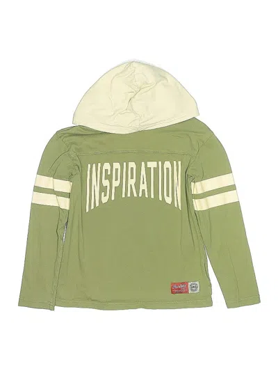 Pre-owned Gap Kids' Pullover Hoodie In Green