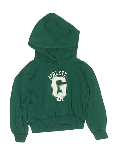 Pre-owned Gap Kids' Pullover Hoodie In Green