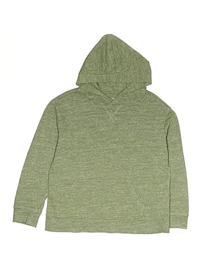 Pre-owned Gap Kids' Pullover Hoodie In Green