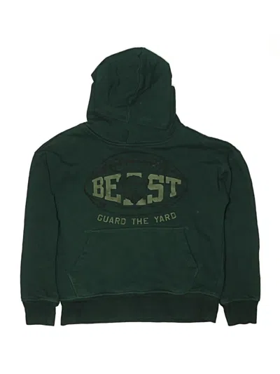 Pre-owned Gap Kids' Pullover Hoodie In Green