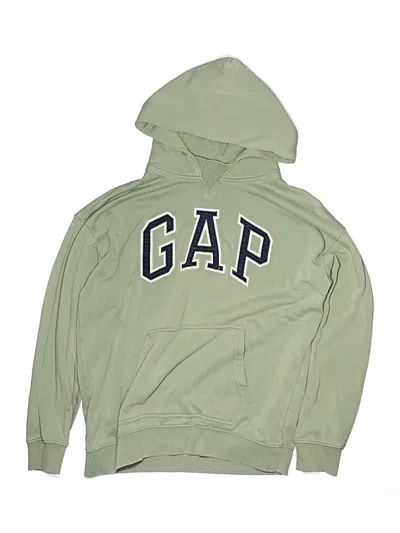 Pre-owned Gap Kids' Pullover Hoodie In Green