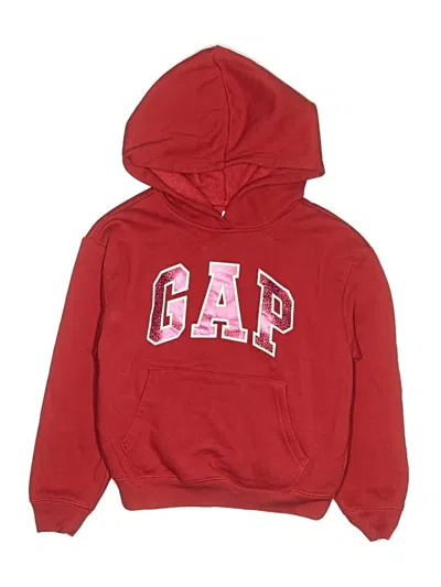 Pre-owned Gap Kids' Pullover Hoodie In Red