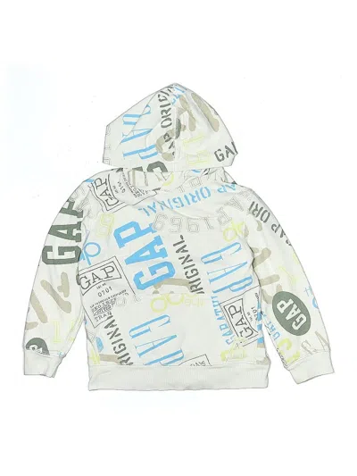 Pre-owned Gap Kids' Pullover Hoodie In Silver