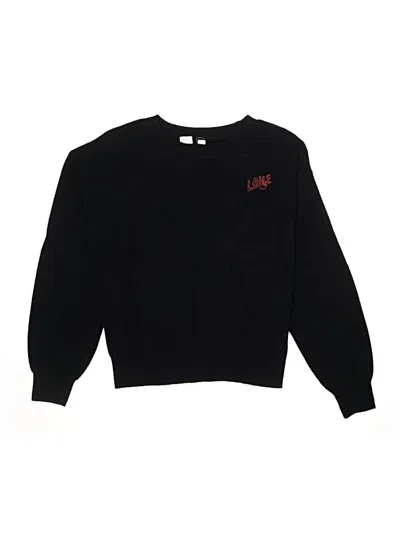 Pre-owned Gap Kids' Pullover Sweater In Black
