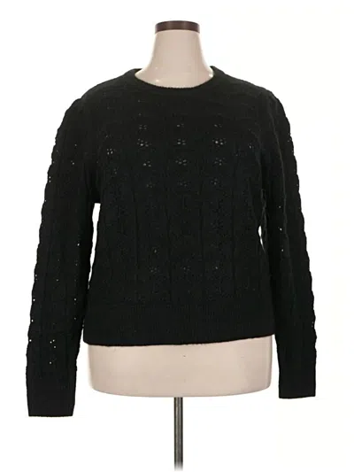 Pre-owned Gap Pullover Sweater In Black