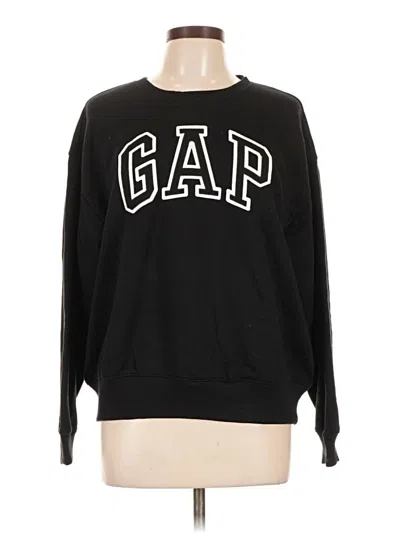 Gap Pullover Sweater In Black
