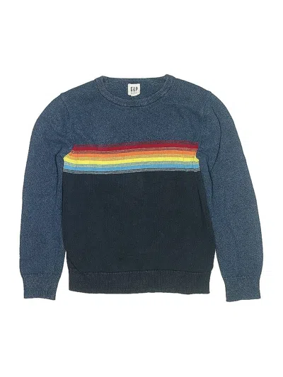 Pre-owned Gap Kids' Pullover Sweater In Blue