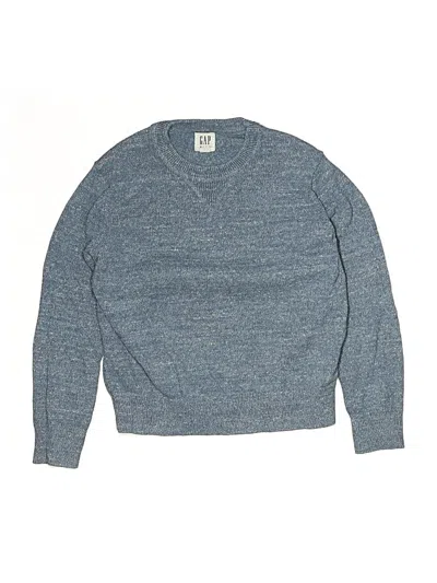 Pre-owned Gap Kids' Pullover Sweater In Blue