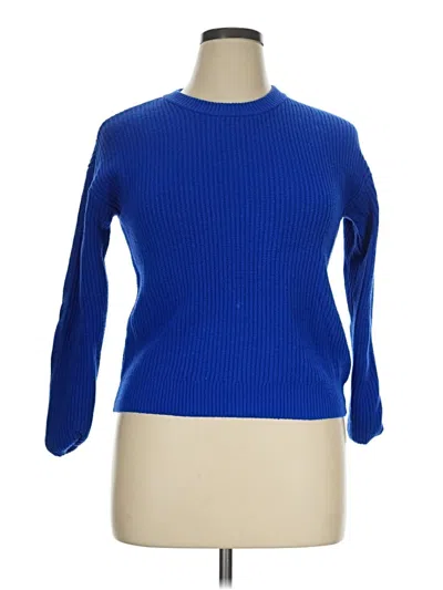 Pre-owned Gap Pullover Sweater In Blue